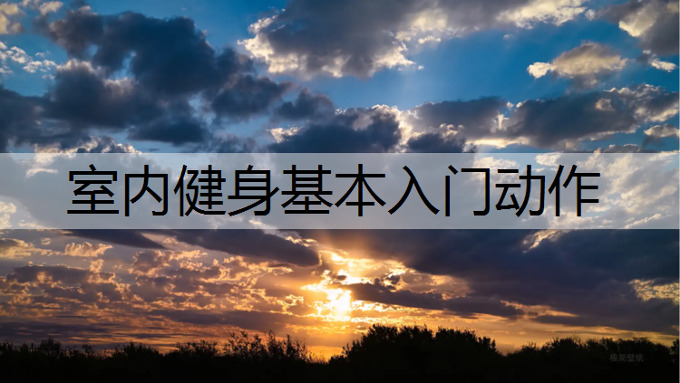 室内健身基本入门动作